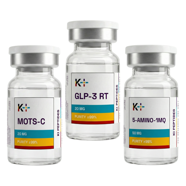 Metabolic Recomp Stack — GLP3-RT + MOTS-C + 5-Amino-1MQ
